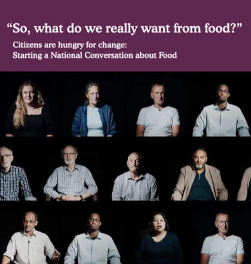 So what do we really want from food? Food conversation report cover