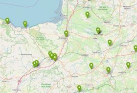 Map of growing projects in Somerset